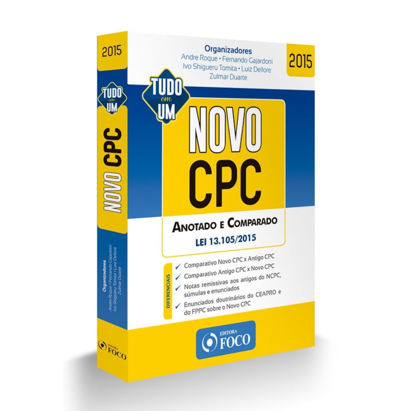 NOVO CPC ANOTADO E COMPARADO - TUDO EM UM - 1