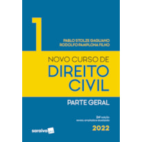 NOVO CURSO DE DIREITO CIVIL 1 - PARTE GERAL - 24ª EDIÇÃO 2022