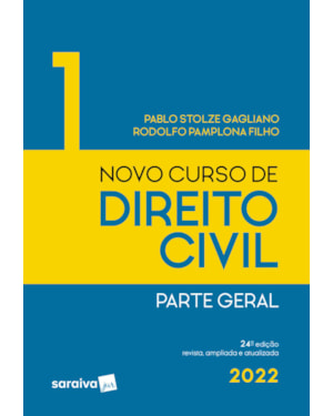 NOVO CURSO DE DIREITO CIVIL 1 - PARTE GERAL - 24ª EDIÇÃO 2022