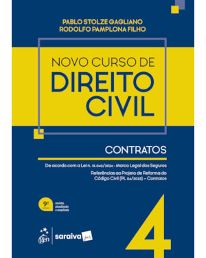 NOVO CURSO DE DIREITO CIVIL - VOL.4 - CONTRATOS - 9ª EDIÇÃO 2026