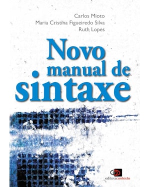NOVO MANUAL DE SINTAXE