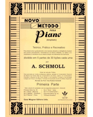NOVO MÉTODO PARA PIANO - 1ª PARTE: TEÓRICO PRÁTICO E RECREATIVO