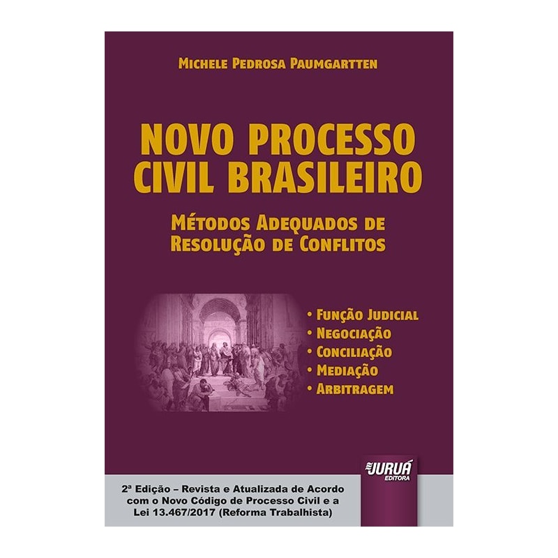 NOVO PROCESSO CIVIL BRASILEIRO - MÉTODOS ADEQUADOS DE RESOLUÇÃO DE CONFLITOS - FUNÇÃO JUDICIAL - NEGOCIAÇÃO - CONCILIAÇÃO - MEDIAÇÃO - ARBITRAGEM