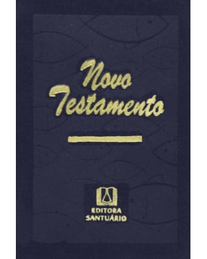 NOVO TESTAMENTO - BOLSO ZÍPER - AZUL