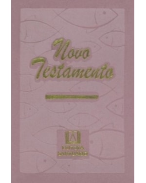 NOVO TESTAMENTO - BOLSO ZÍPER - ROSA
