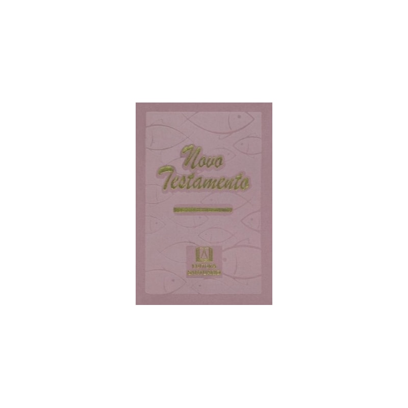 NOVO TESTAMENTO - BOLSO ZÍPER - ROSA