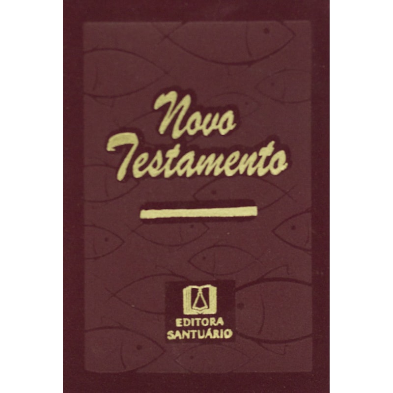 NOVO TESTAMENTO - BOLSO ZÍPER - VINHO