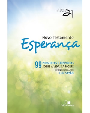 Novo testamento esperança - almeida século 21 - capa verde