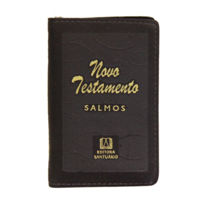 NOVO TESTAMENTO SALMOS ZIPER - MARROM