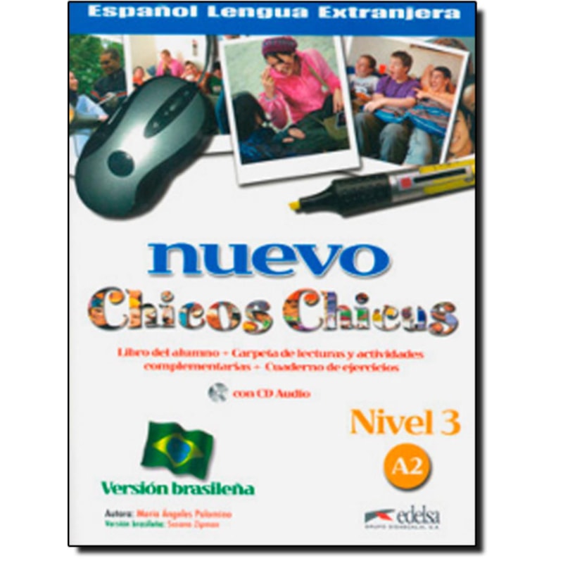 NUEVO CHICOS CHICAS 3 (A2) - LIBRO DEL AL.+ EJ. + CD - VERSION BRASILENA