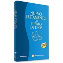 NUEVO TESTAMENTO DEL PUEBLO DE DIOS - EDICIÓN COMENTADA - RÚSTICA AZUL IMPRESIÓN UNA TINTA