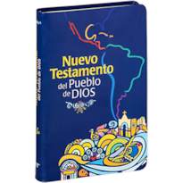 NUEVO TESTAMENTO DEL PUEBLO DE DIOS - EDICIÓN COMENTADA (SÍMIL PIEL MAPA AMÉRICA, IMPRESIÓN BITONO)