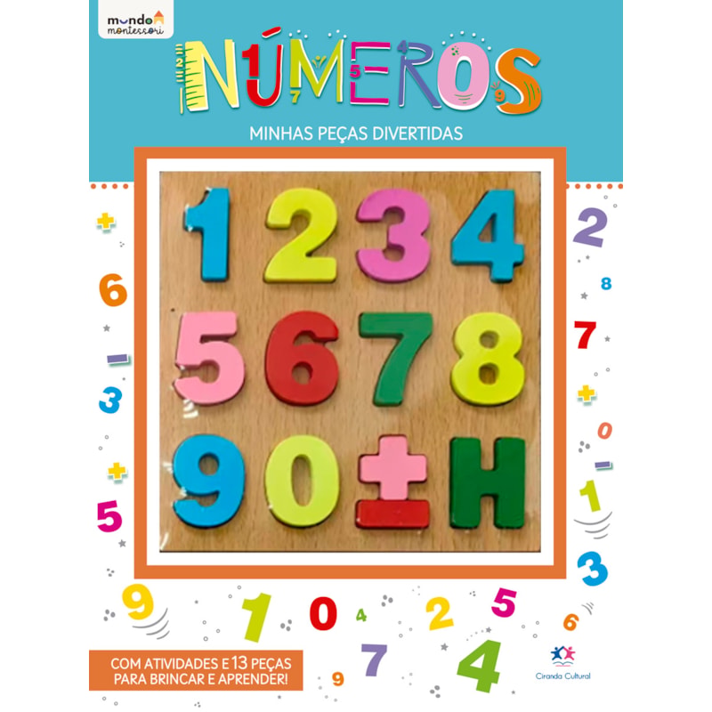 NÚMEROS - COM 13 PEÇAS PARA BRINCAR E APRENDER