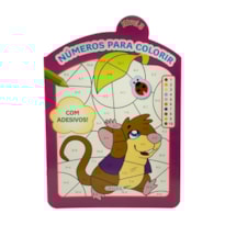 NÚMEROS PARA COLORIR - NÍVEL 3 - COM ADESIVOS!