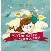 Nuvem no céu nuvem de papel