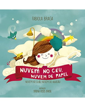 Nuvem no céu nuvem de papel