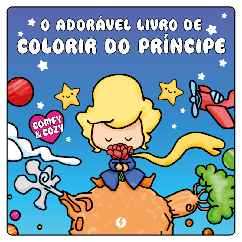 O ADORÁVEL LIVRO DE COLORIR DO PRÍNCIPE - CUTE & COMFY