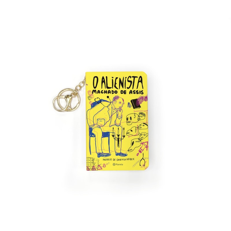 O ALIENISTA: LIVRO DE BOLSO COM CHAVEIRO