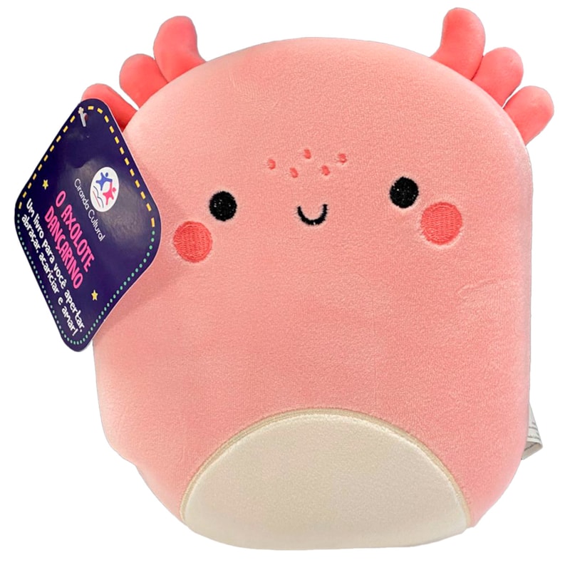 O AXOLOTE DANÇARINO - LIVRO DE PELÚCIA