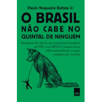 O BRASIL NÃO CABE NO QUINTAL DE NINGUÉM - BASTIDORES DA VIDA DE UM ECONOMISTA BRASILEIRO NO FMI E NOS BRICS E OUTROS TEXTOS SOBRE NACIONALISMO E NOSSO COMPLEXO DE VIRA-LATA