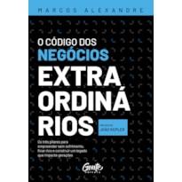 O CÓDIGO DOS NEGÓCIOS EXTRAORDINÁRIOS: OS TRÊS PILARES PARA EMPREENDER SEM SOFRIMENTO, FICAR RICO E CONSTRUIR UM LEGADO QUE IMPACTE GERAÇÕES