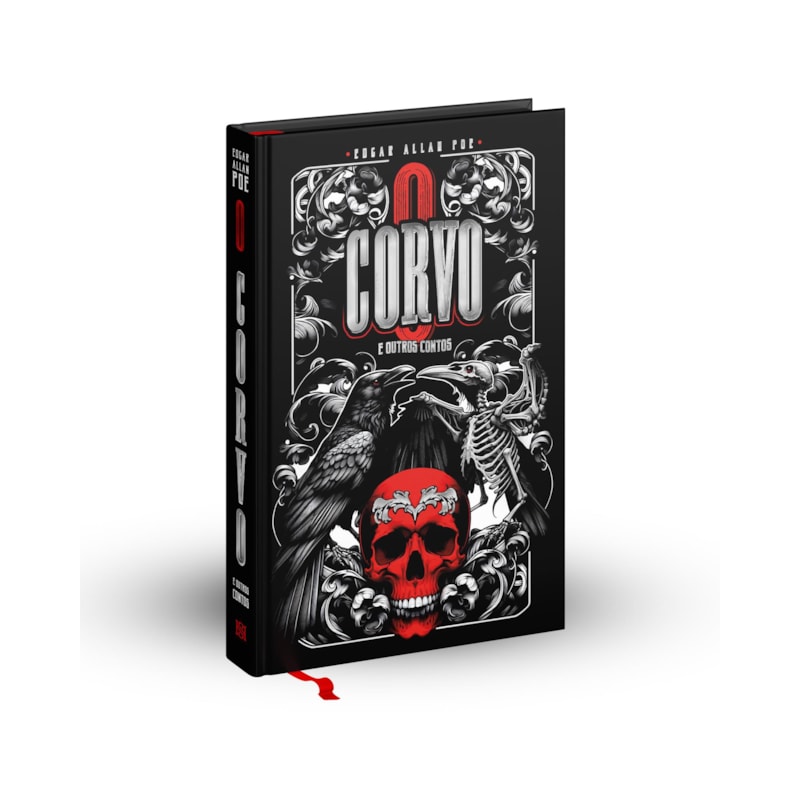 O CORVO | EDGAR ALLAN POE | CAPA DURA LUXO - FITILHO E BRINDES |