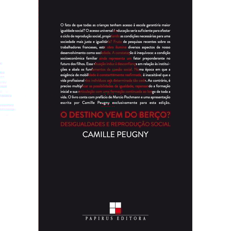 O DESTINO VEM DO BERÇO?: DESIGUALDADES E REPRODUÇÃO SOCIAL