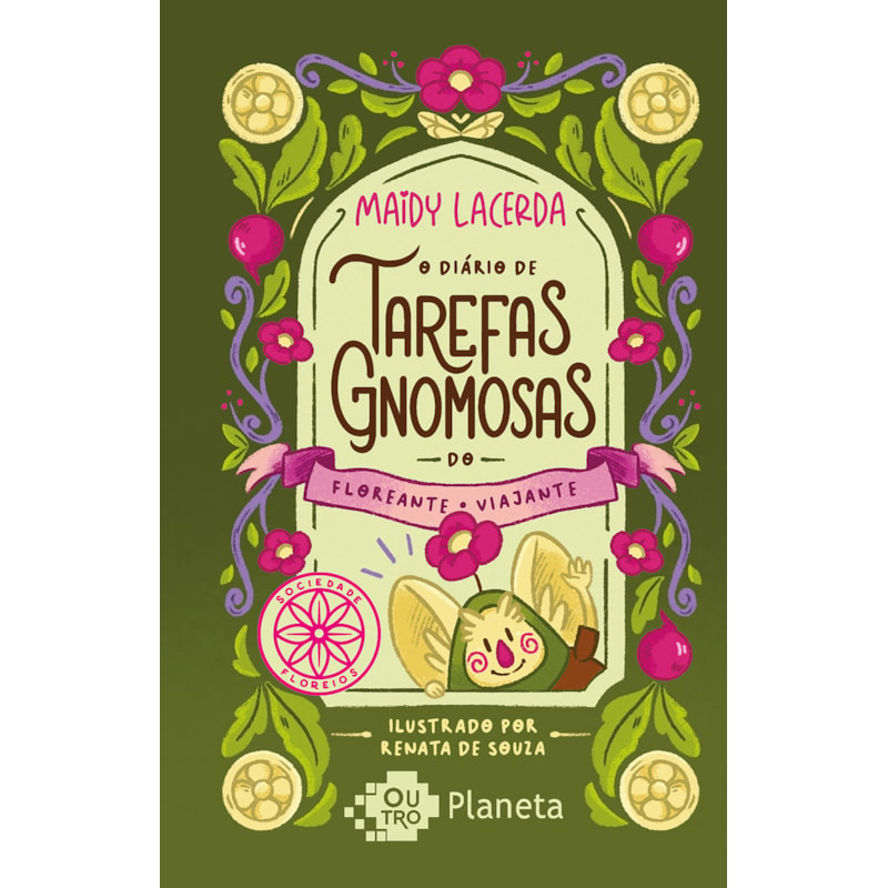 O DIÁRIO DE TAREFAS GNOMOSAS DO FLOREANTE VIAJANTE: LIVRO DE BOLSO COM CHAVEIRO