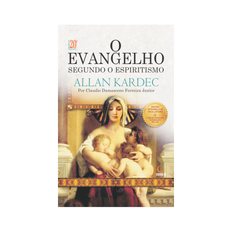 O EVANGELHO SEGUNDO O ESPIRITISMO DE ALLAN KARDEC: EDIÇÃO OURO - COMEMORATIVA - CAPA DURA