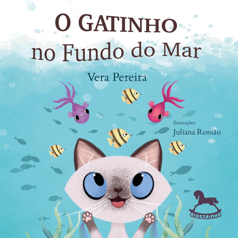 O gatinho no fundo do mar