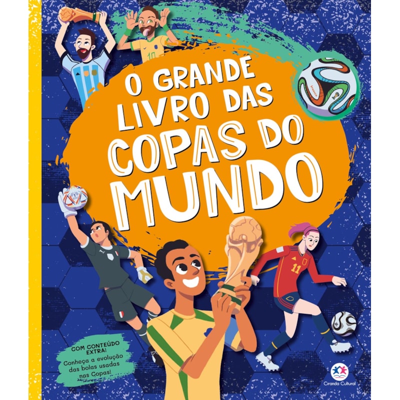 O grande livro das Copas do Mundo - Com figurinhas