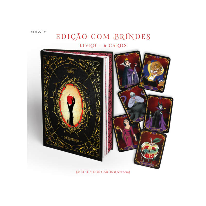 O GRIMÓRIO DOS VILÕES DA DISNEY: EDIÇÃO DE LUXO LIMITADA