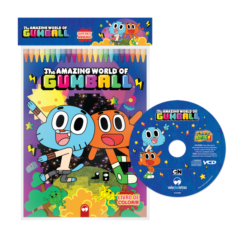 O INCRÍVEL MUNDO DE GUMBALL: SUPERKIT ANIMADO