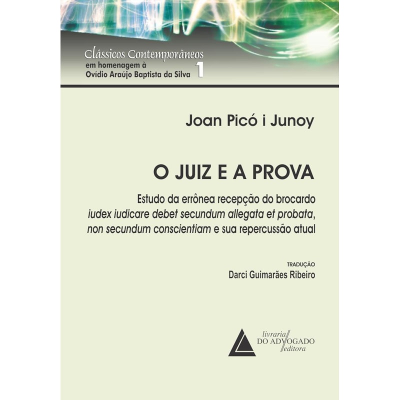 O JUIZ E A PROVA