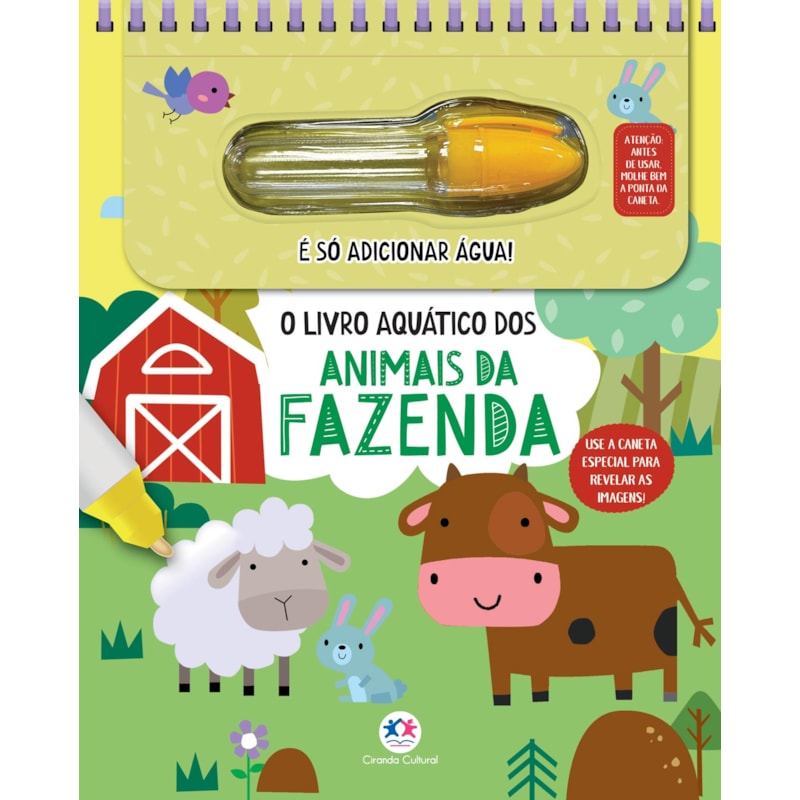 O LIVRO AQUÁTICO DOS ANIMAIS DA FAZENDA