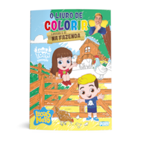 O LIVRO DE COLORIR LUCCAS E GI NA FAZENDA