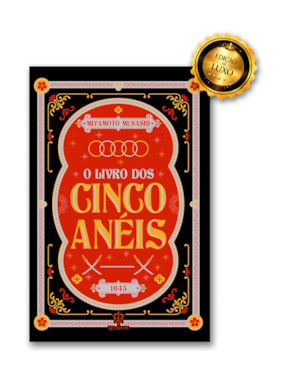 O LIVRO DOS CINCO ANÉIS - MIYAMOTO MUSASHI | LUXO CAPA DURA