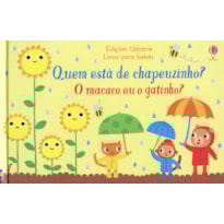 O MACACO OU O GATINHO : QUEM ESTÁ DE CHAPEUZINHO?