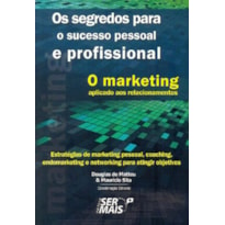 O MARKETING APLICADO AOS RELACIONAMENTOS - ESTRATÉGIAS DE MARKETING PESSOAL, COACHING, ENDOMARKETING E NETWORKING PARA ATINGIR OBJETIVOS