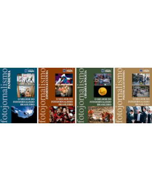 O MELHOR DO FOTOJORNALISMO BRASILEIRO (COLEÇÃO - 4 VOLUMES)