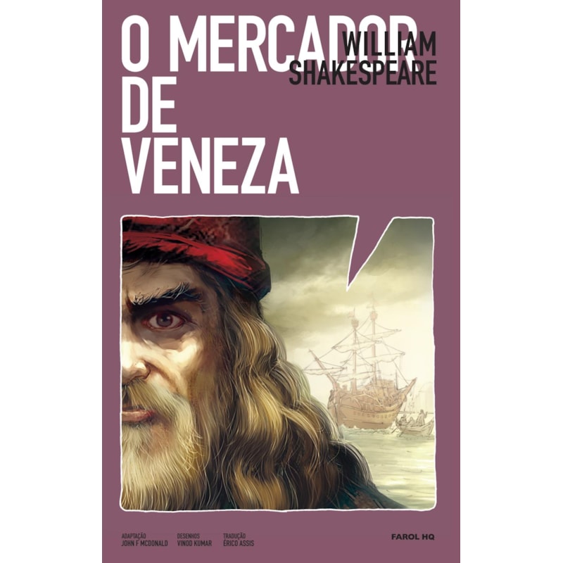 O MERCADOR DE VENEZA EM QUADRINHOS