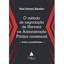 O MÉTODO DE NEGOCIAÇÃO DE HARVARD NA ADMINISTRAÇÃO PÚBLICA CONSENSUAL