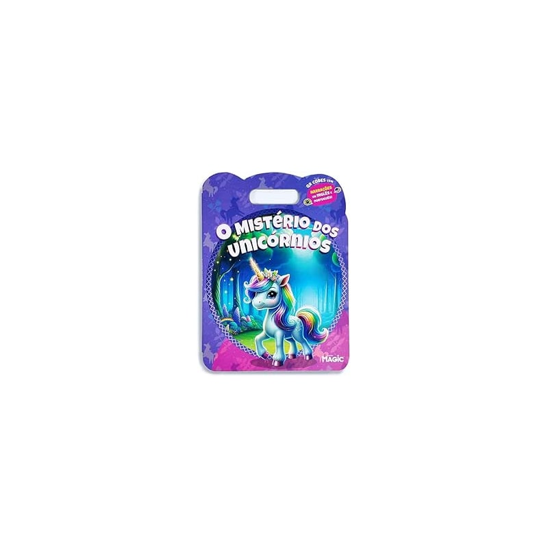 O MISTÉRIO DOS UNICÓRNIOS - TEXTO E NARRAÇÃO EM PORTUGUÊS E INGLÊS