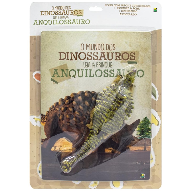 O MUNDO DOS DINOSSAUROS - LEIA & BRINQUE - ANQUILOSSAURO
