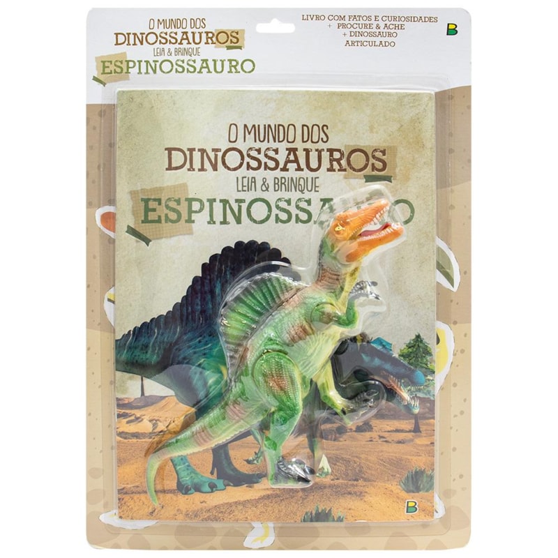 O MUNDO DOS DINOSSAUROS - LEIA & BRINQUE - ESPINOSSAURO