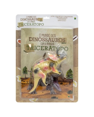 O MUNDO DOS DINOSSAUROS - LEIA & BRINQUE - TRICERÁTOPO