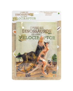 O MUNDO DOS DINOSSAUROS - LEIA & BRINQUE - VELOCIRAPTOR