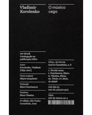 O MÚSICO CEGO - COLEÇÃO ACERVO