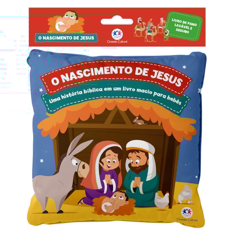 O NASCIMENTO DE JESUS - MEU LIVRO DE PANO