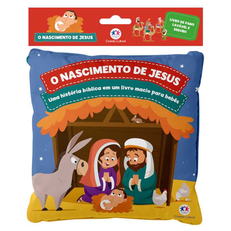 O NASCIMENTO DE JESUS - MEU LIVRO DE PANO